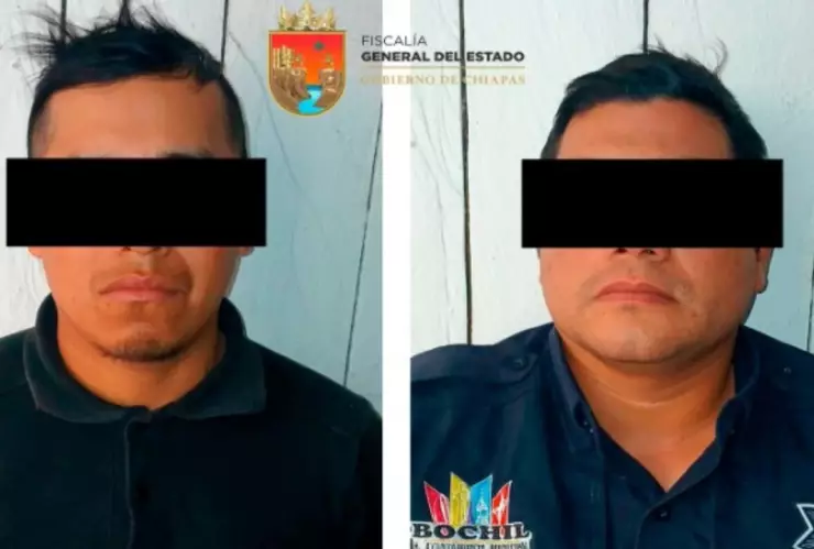 Policías municipales son detenidos mientras robaban una sucursal financiera en Chiapas