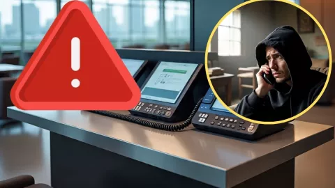 Estafa retrovisor telefónica