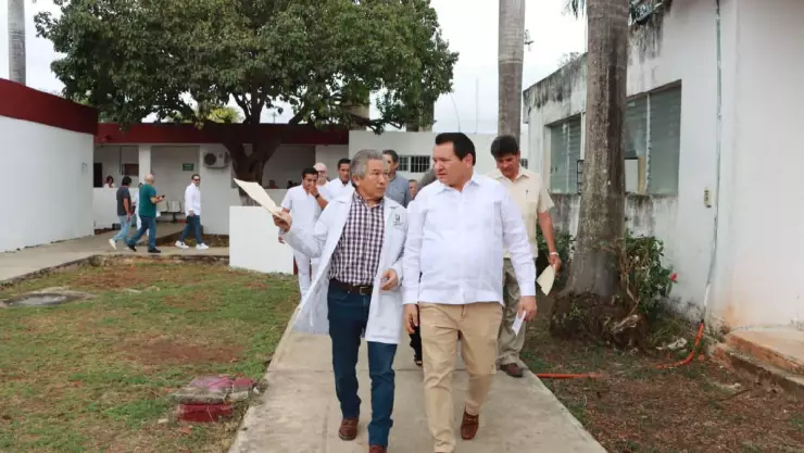 Supervisa Joaquín Díaz Mena las instalaciones del Hospital Psiquiátrico de Mérida