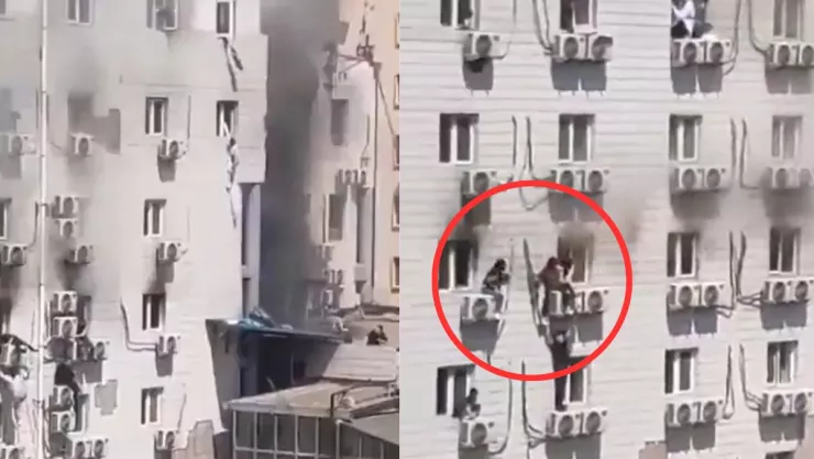 VIDEO Víctimas del incendio en hospital de Beijing, China