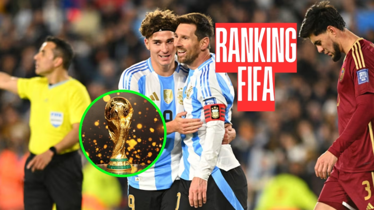 Selección Argentina y el ranking FIFA.