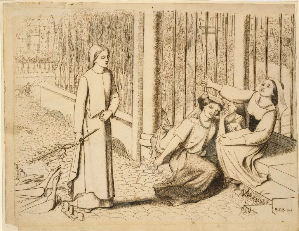 boceto de elizabeth siddal