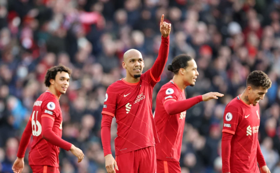 Liverpool celebra a la victoria