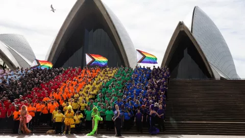 Australia celebra el Día del Orgullo LGBT.