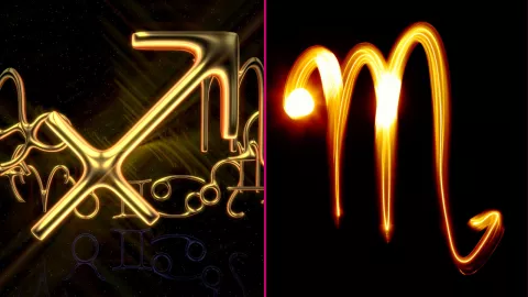 sagitario y escorpio