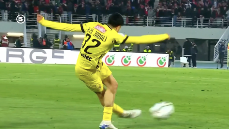 Golazo de rabona de Driss El Jabali
