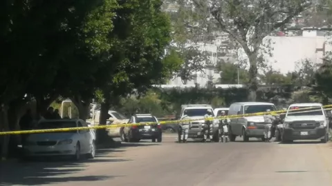 Patrullas y policías en Tijuana