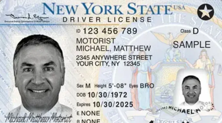 Licencia Real ID en Nueva York.