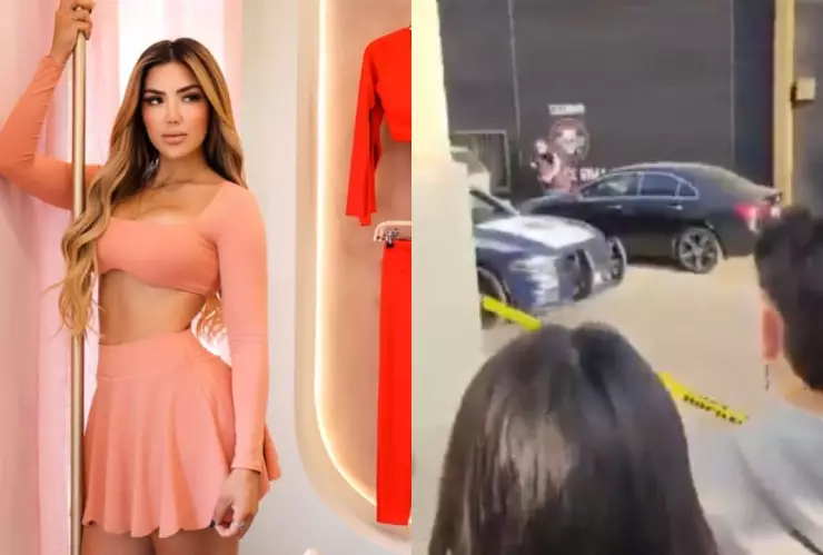 VIDEO | Captan momento de la muerte de la influencer Fedra Gaxiola en Tijuana
