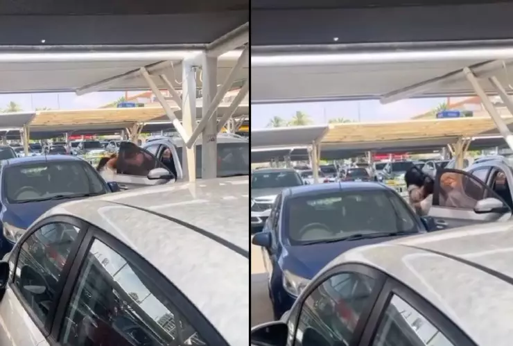 Mujeres se pelean en estacionamiento de supermercado en Playa del Carmen