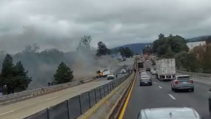 Vehículos incendiados en el Arco Norte