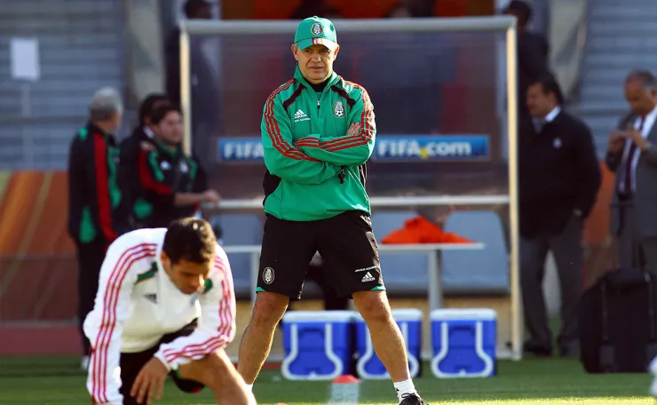 Javier Aguirre con la selección mexicana