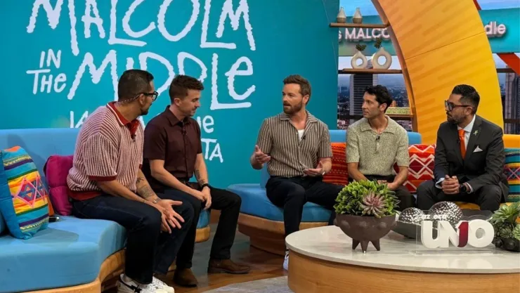 Frankie Muniz, Christopher Masterson y Justin Berfield de Malcolm el de en Medio en Venga La Alegría