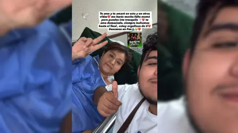 ¡DESTROZADO! Influencer veracruzano revela FOTO de su mamá antes de su fallecimiento