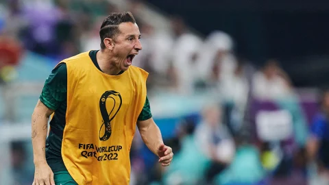 Andrés Guardado cn la Selección Mexicana