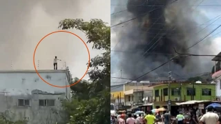 incendio en Las Choapas Veracruz