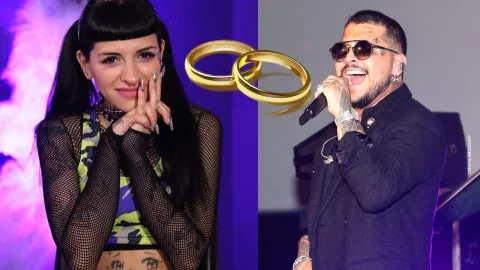 ¿Se casaron? Christian Nodal y Cazzu sellan su amor en una iglesia.