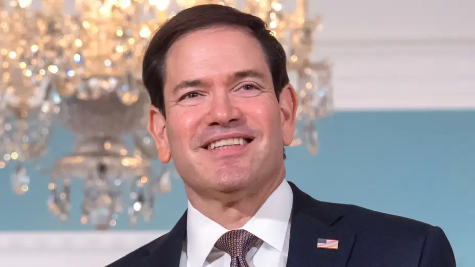 El secretario de Estado Marco Rubio en la sede del Depto de Estado en Washington.
