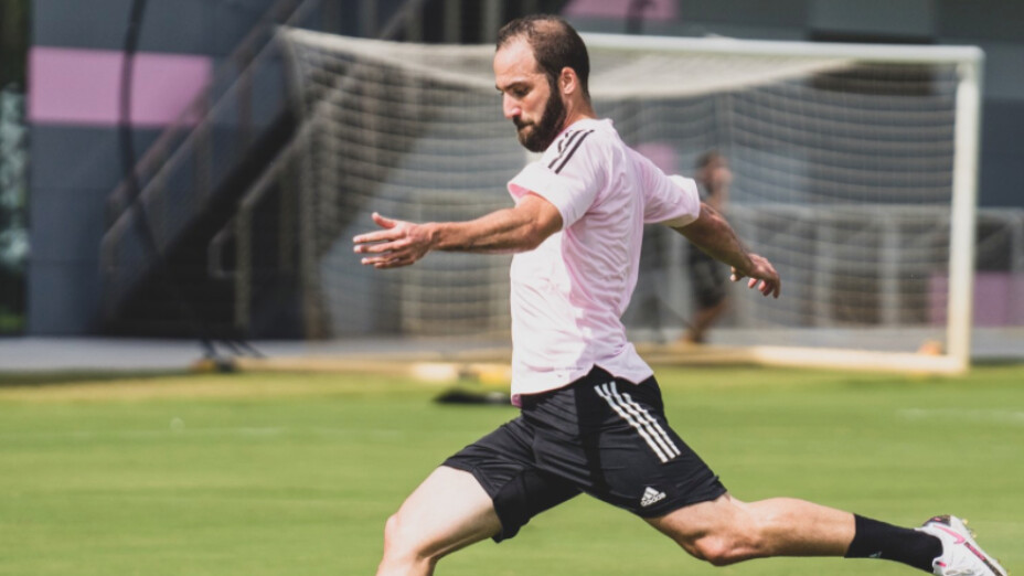 Gonzalo Higuaín con el Inter Miami