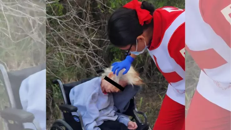 Abuelita encontrada carretera en Tamaulipas
