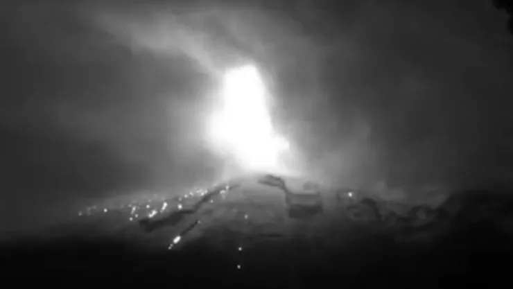 explosión volcán