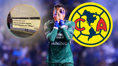 Aficionado del América y su gesto a Kevin Mier