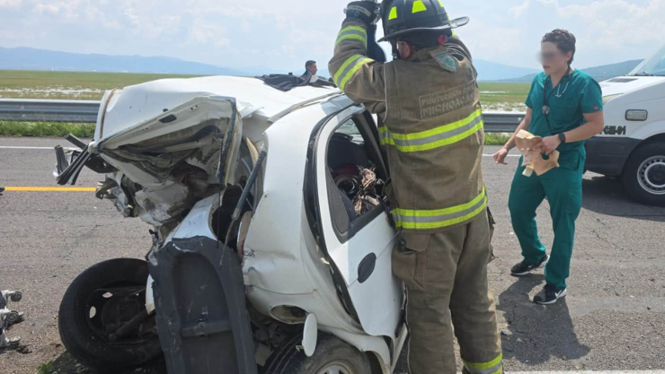 Accidente en Morelia-Salamanca