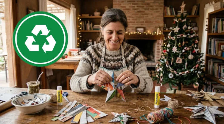 /estilo-de-vida/manualidades-navideñas-3-diseños-estrellas-papel-reciclado