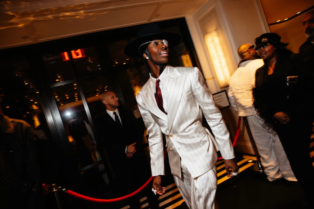 Alton Mason en la after party de la MET Gala de Willy Chavarria.