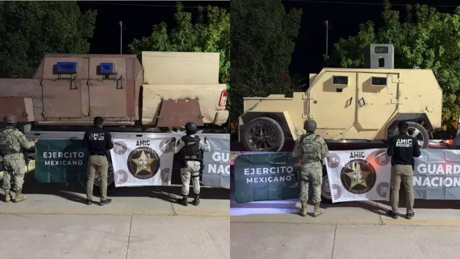 Vehículos con blindaje artesanal asegurados tras cateo