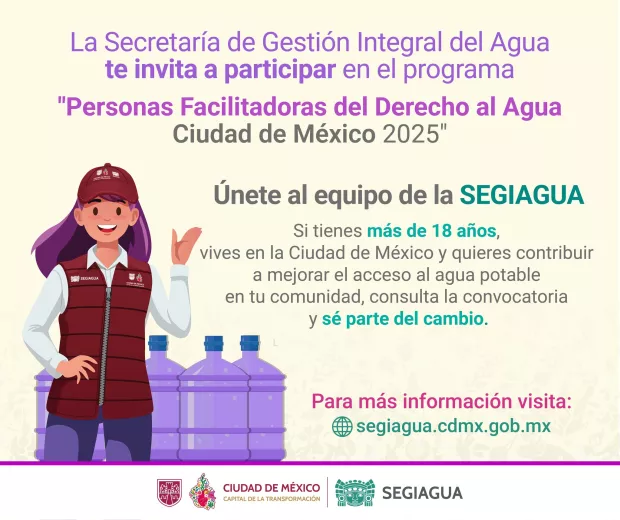 Agua Bienestar CDMX 2025: Segiagua busca 600 trabajadores para operar plantas y repartir garrafones en CDMX
