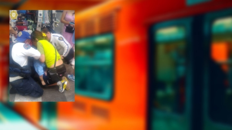 Un bebé de 10 meses fue salvado en el Metro cuando no podía respirar.