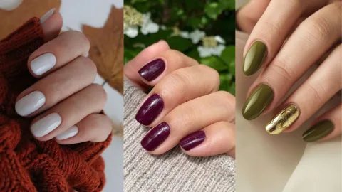 Diseños de uñas bonitas para otoño