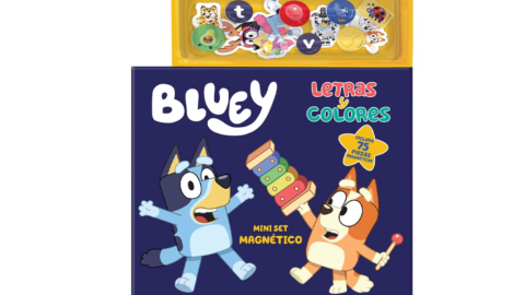 Set Magnético Letras Y Colores de Bluey