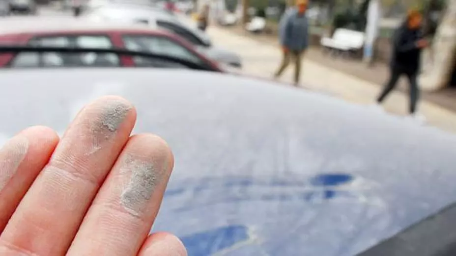 Cae ceniza volcánica en Tlaxcala