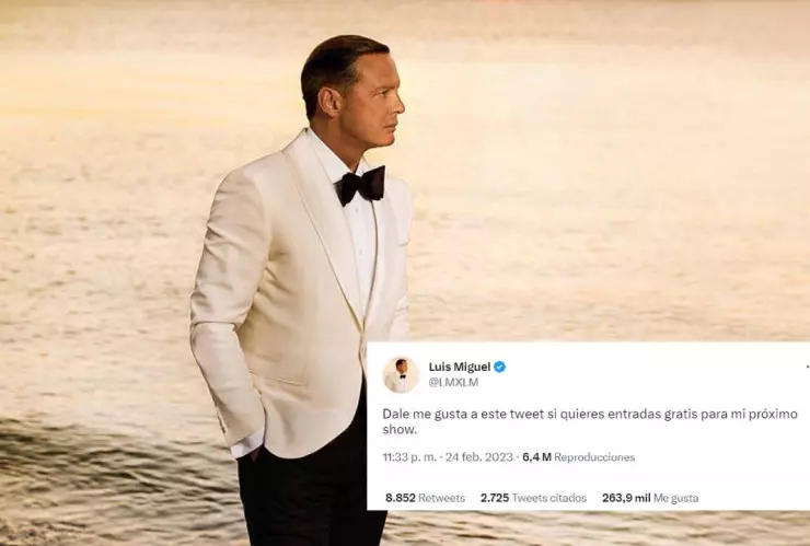 Hackean cuenta de Twitter de Luis Miguel.