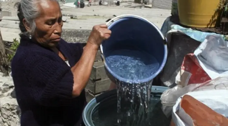 Reducción de agua en el Valle de México