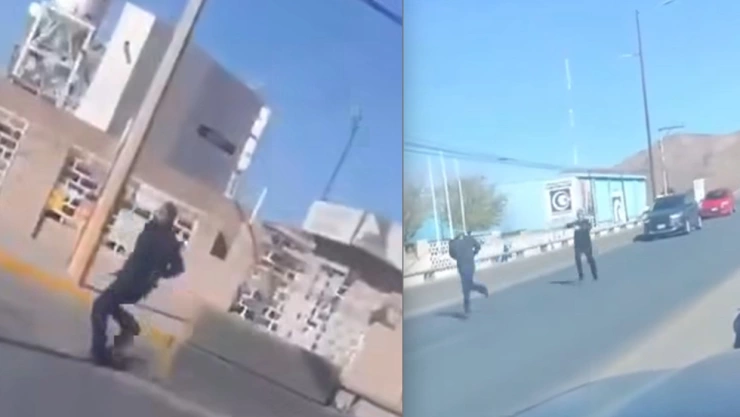 sujeto esposado Chihuahua