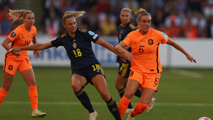 Países Bajos vs Suecia Eurocopa 2022