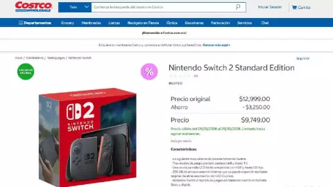 Costco Nintendo Switch 2