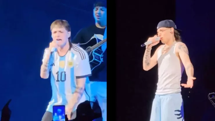 Peso Pluma es criticado por apoyar a la selección de Argentina.