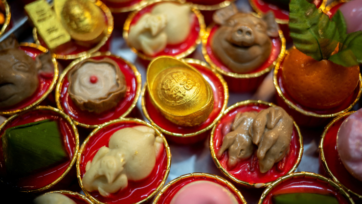 Año Nuevo Lunar gelatinas tailandia