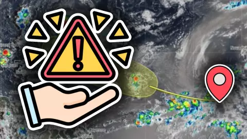 ¡Atención en el Atlántico! Vigilan zona de baja presión con probabilidad de desarrollo ciclónico