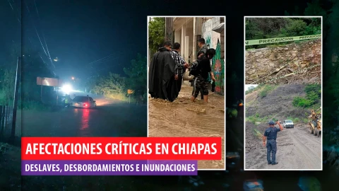 Lluvias en Chiapas afectaciones