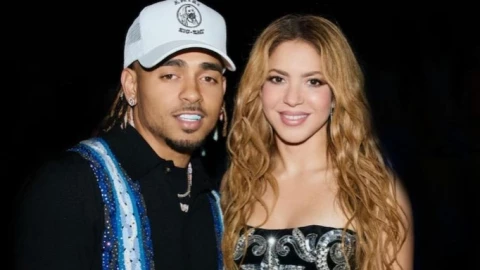Foto de Ozuna y Shakira dedicada a Piqué