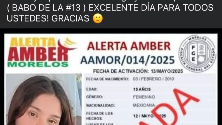 Familiares confirmaron su localización.