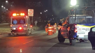 automovilista choca obras Eje Metropolitano León