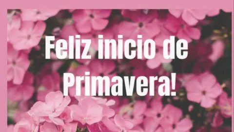 Imágenes del equinoccio de primavera con frase para desear buenos días