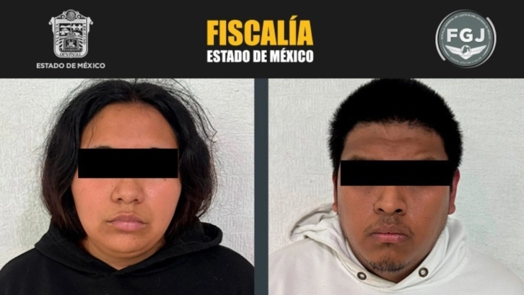 Pareja detenida por caso de maltrato infantil en Edomex.