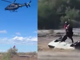 Rescatan a hombre de inundación en Arizona
